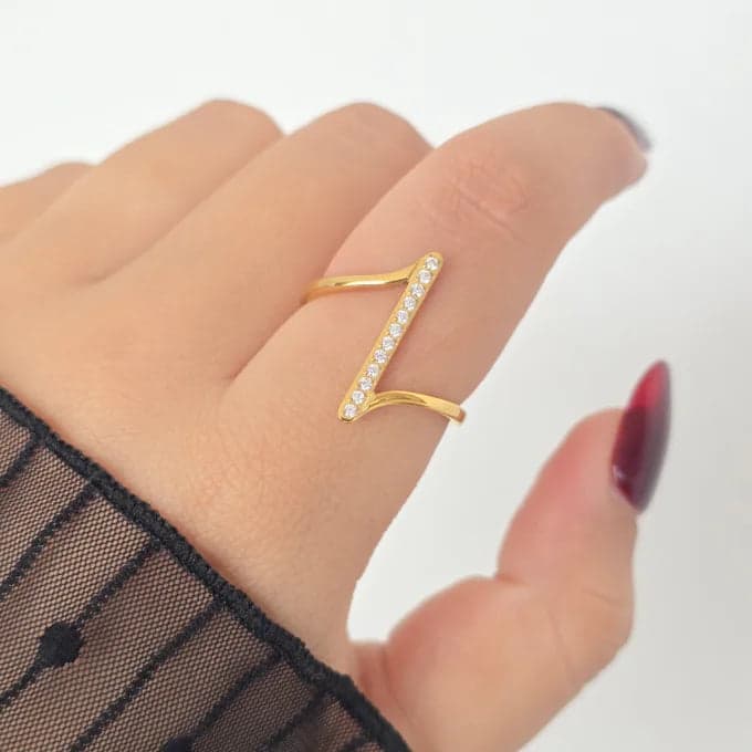 Bague Ligne Verticale