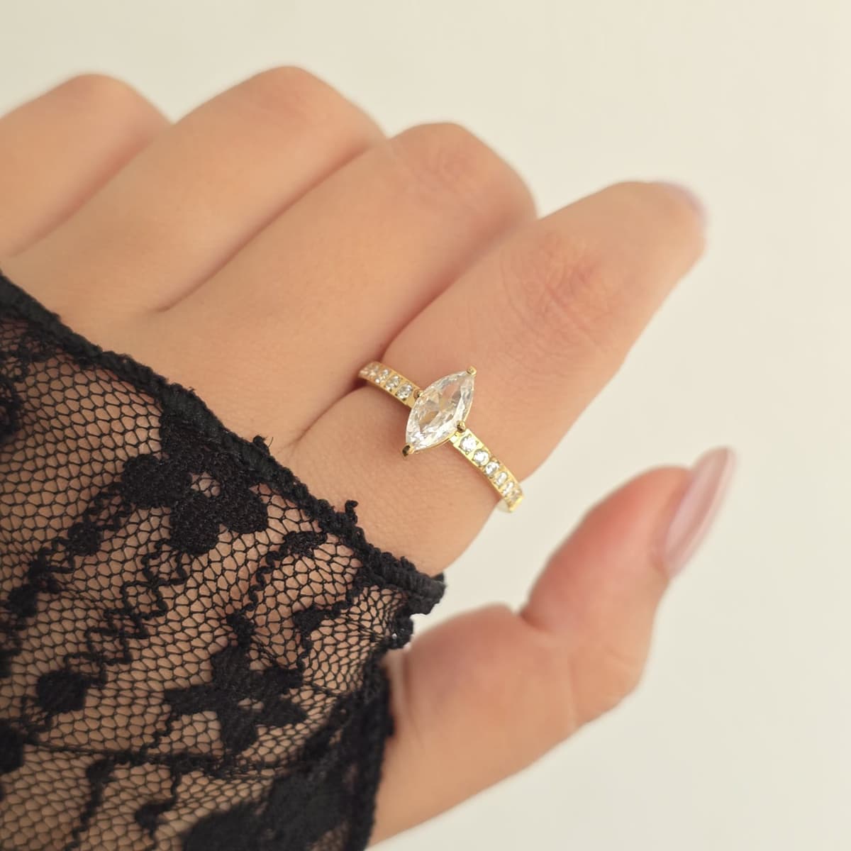Bague Marquise