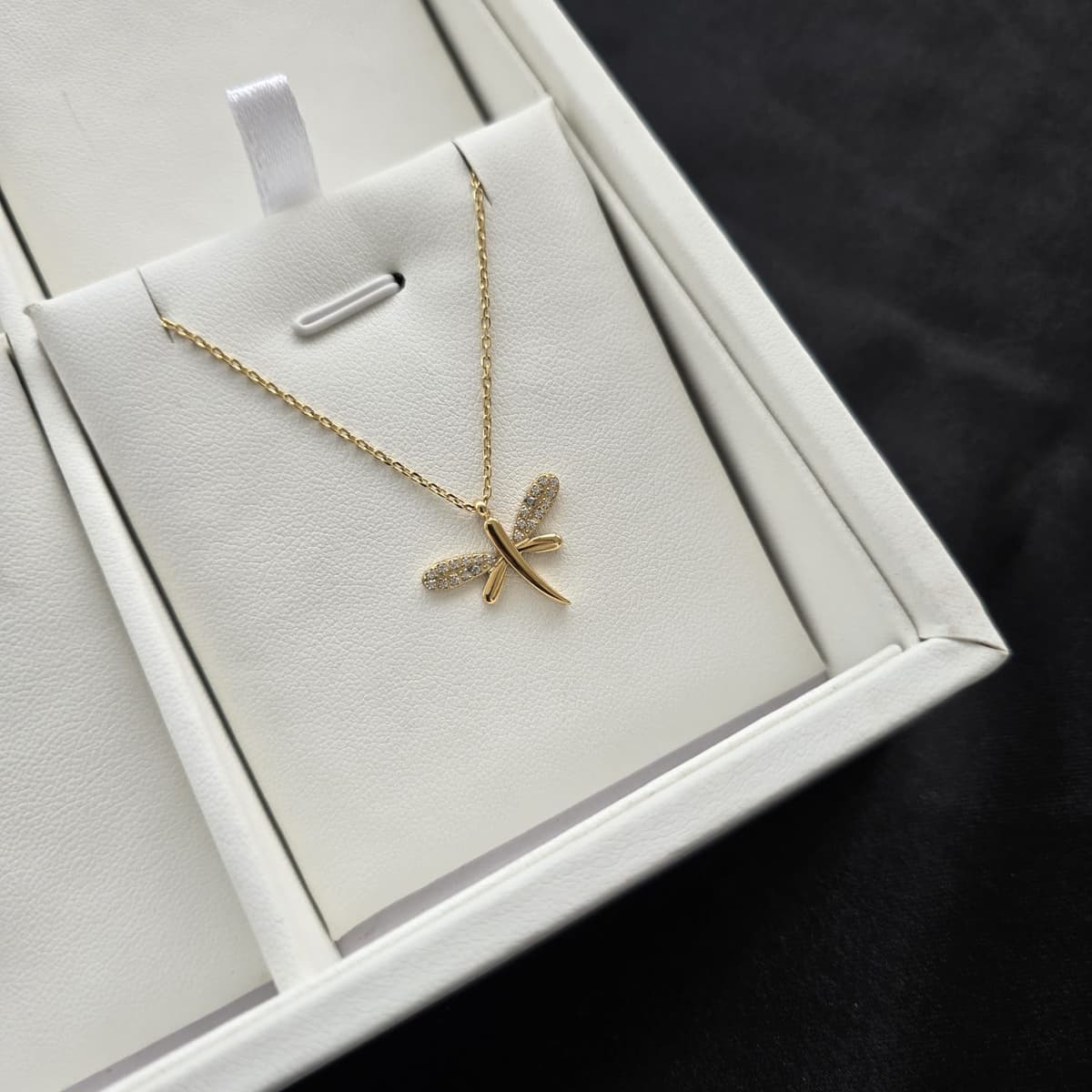 Collier Papillon Doré